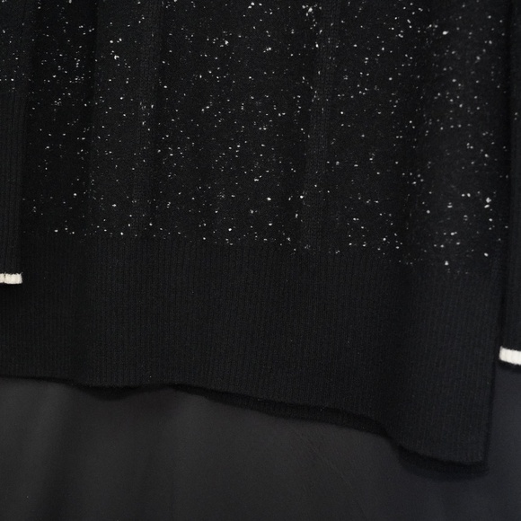 Rag & Bone 100% Cashmere Black Speckled Sweater, Medium, Beautiful Condition - Picture 11 of 16